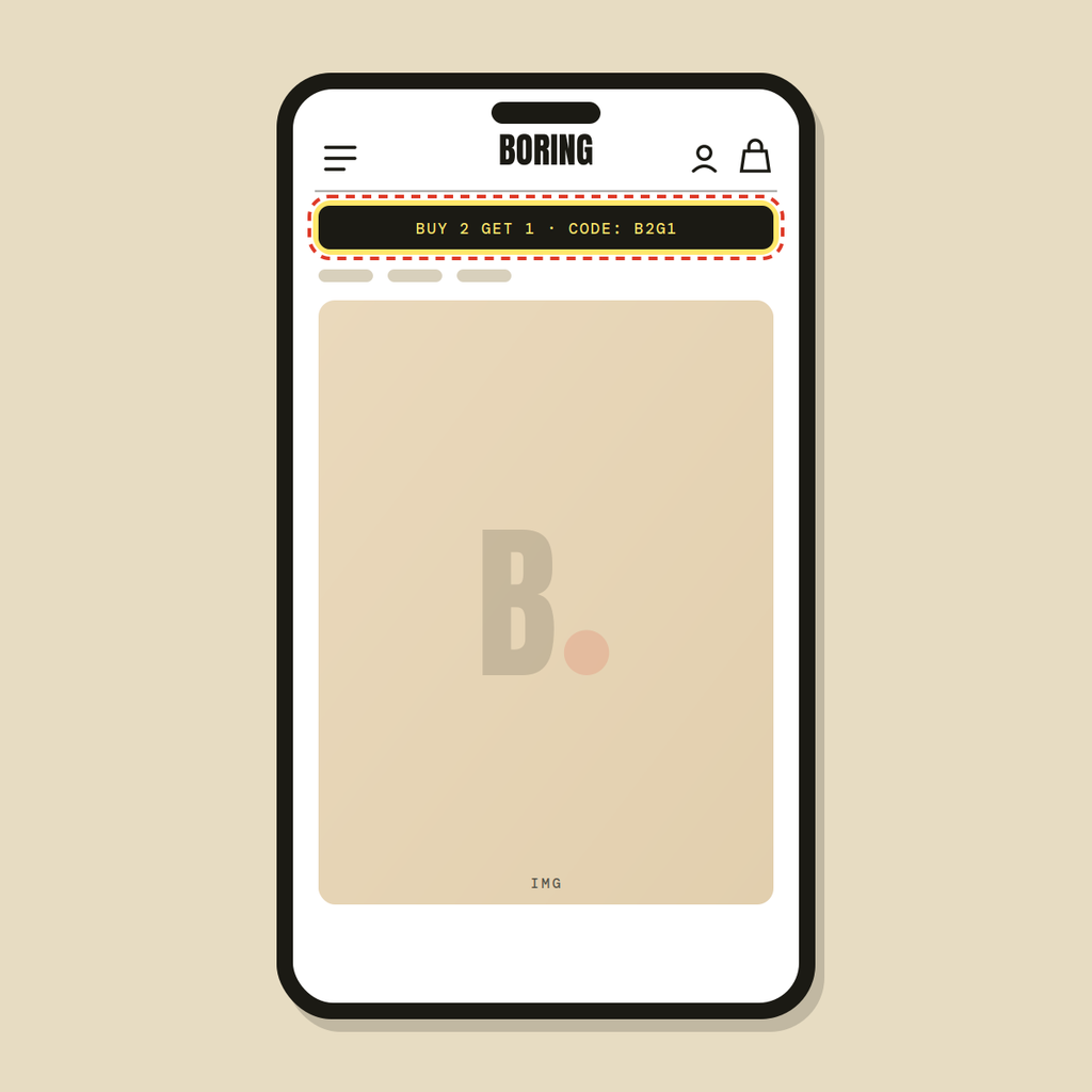 Announcement bar in header — Shopify Task