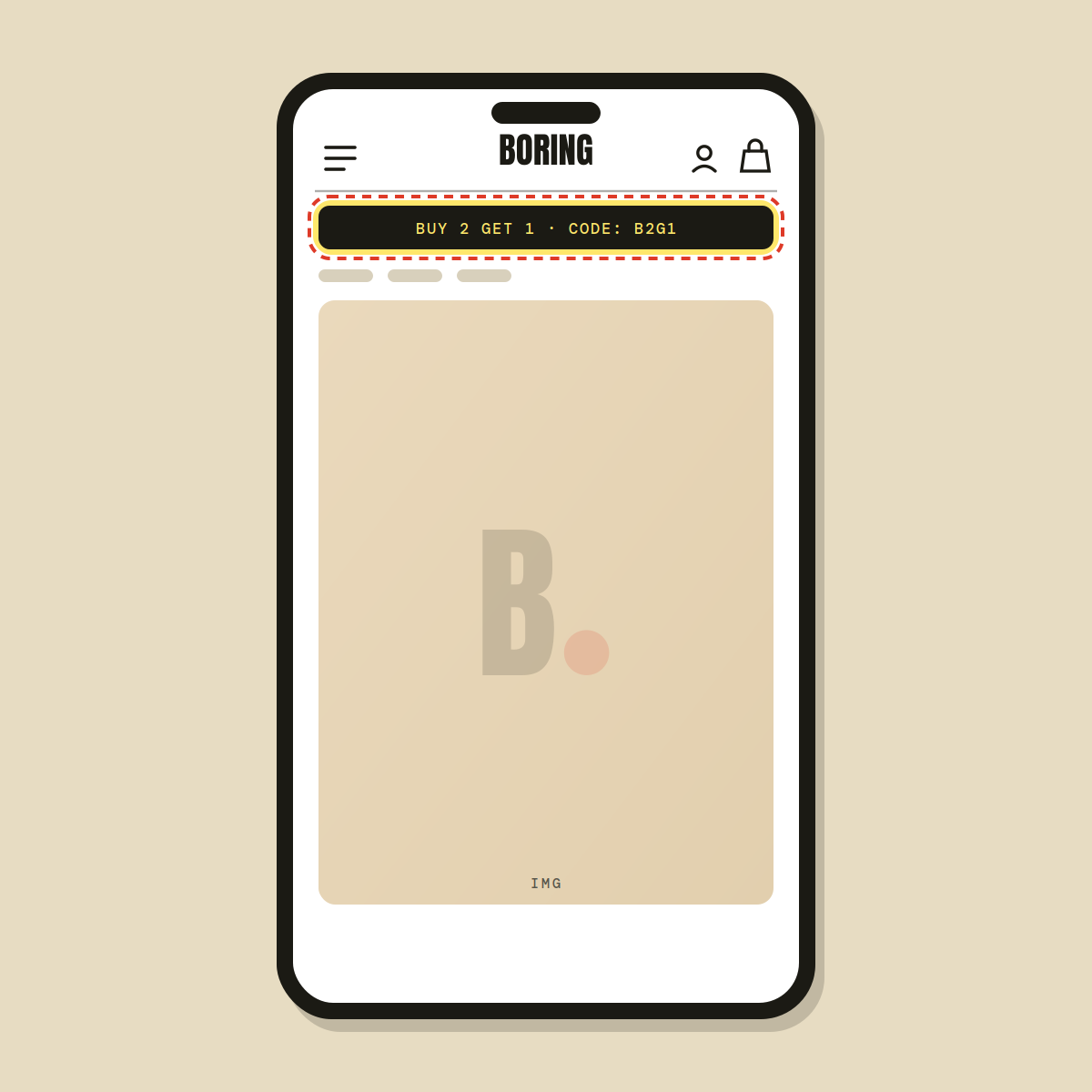 Announcement bar in header — Shopify Task
