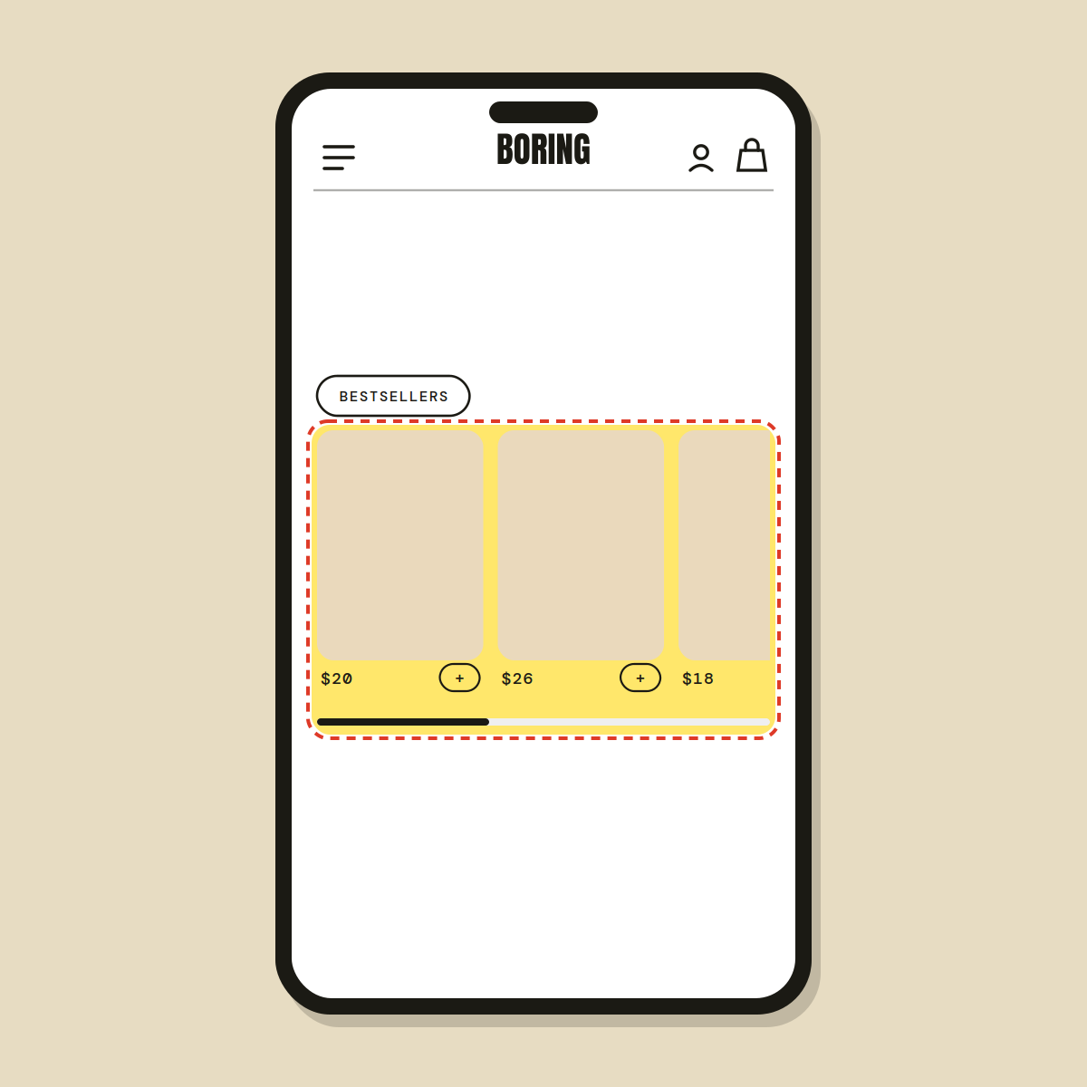 Bestsellers row + quick-add — Shopify Task