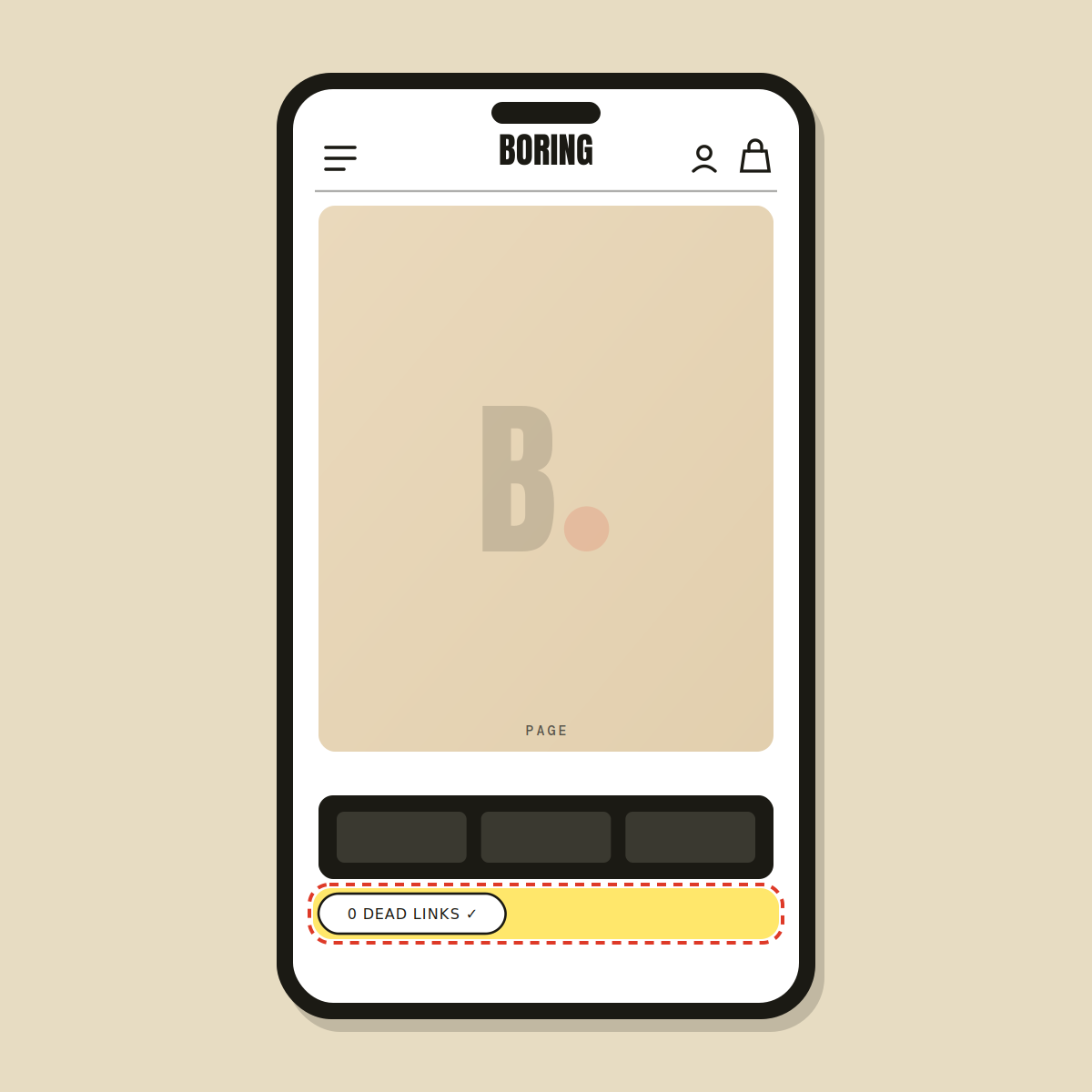 Broken link sweep — Shopify Task