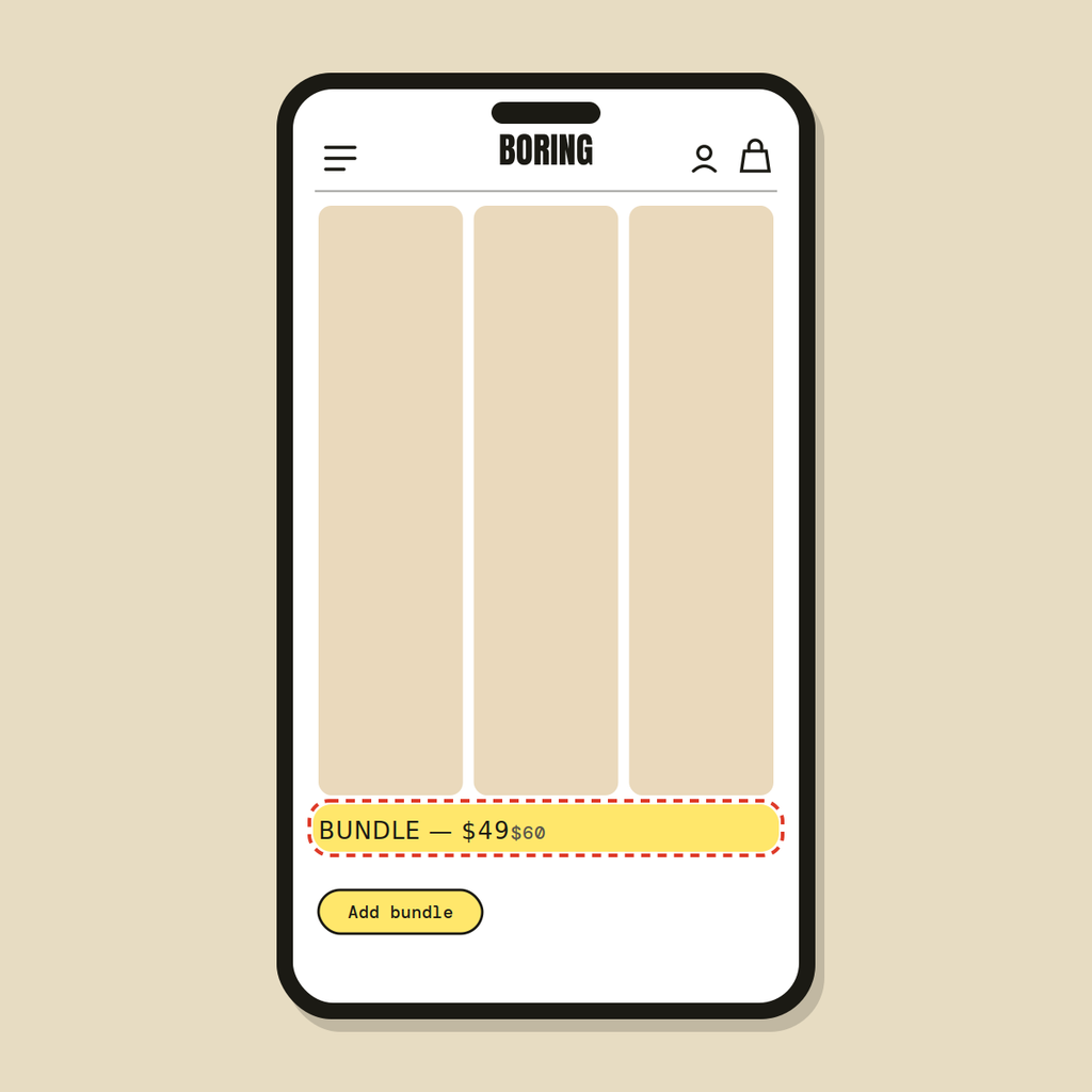 Bundle / buy-together block — Shopify Task