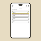 Currency switcher — Shopify Task
