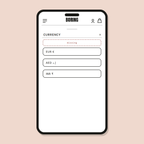 Currency switcher — Shopify Task
