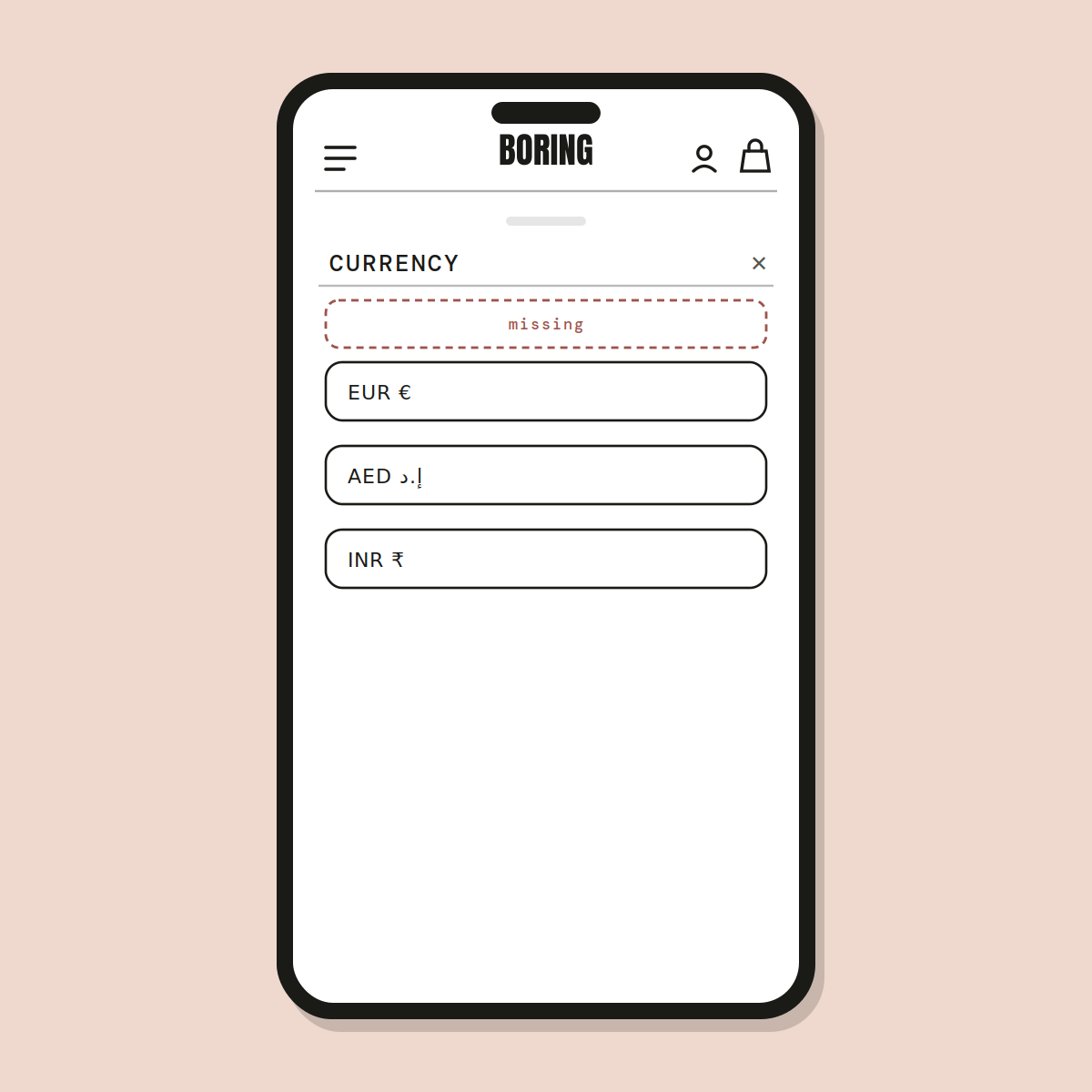 Currency switcher — Shopify Task