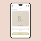 Empty cart state — Shopify Task