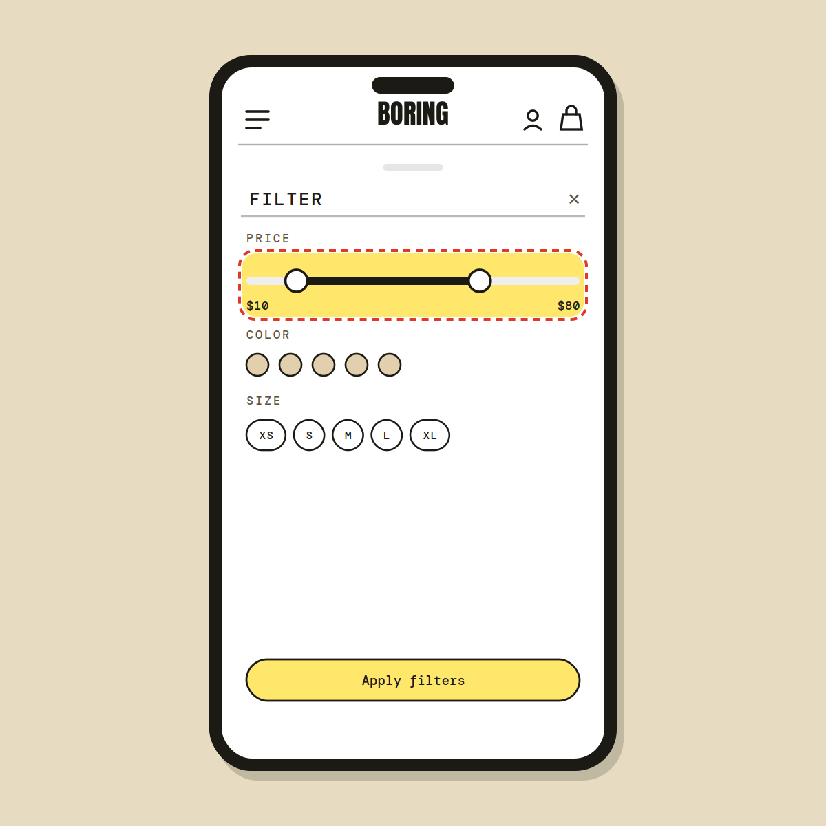 Filter setup & cleanup — Shopify Task