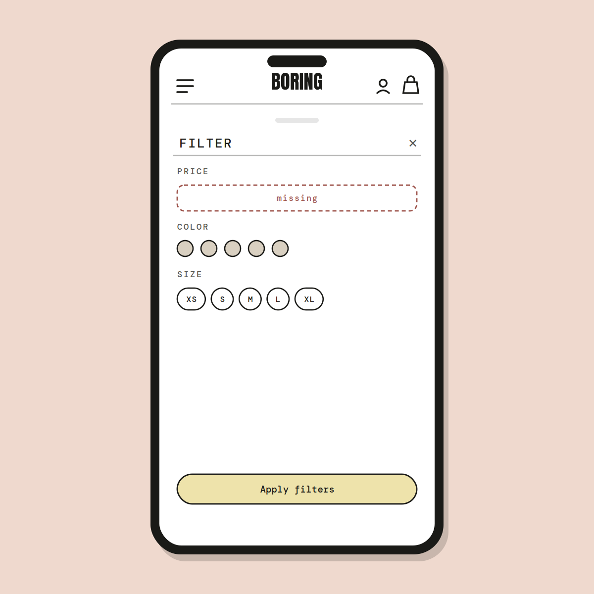 Filter setup & cleanup — Shopify Task