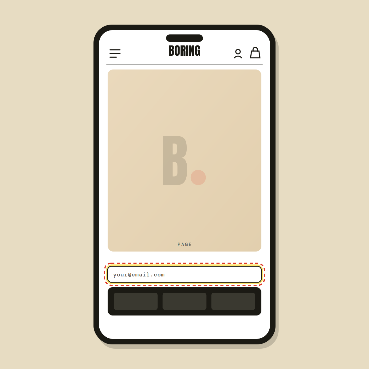 Footer newsletter block — Shopify Task