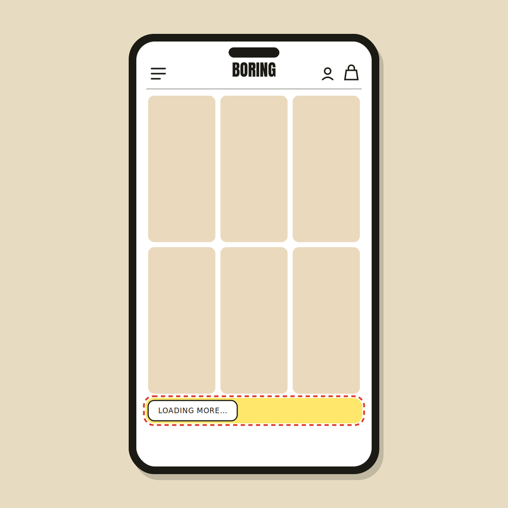 Infinite scroll — Shopify Task