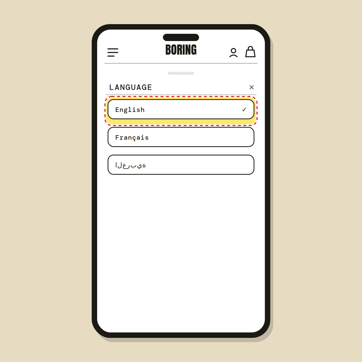 Language toggle — Shopify Task