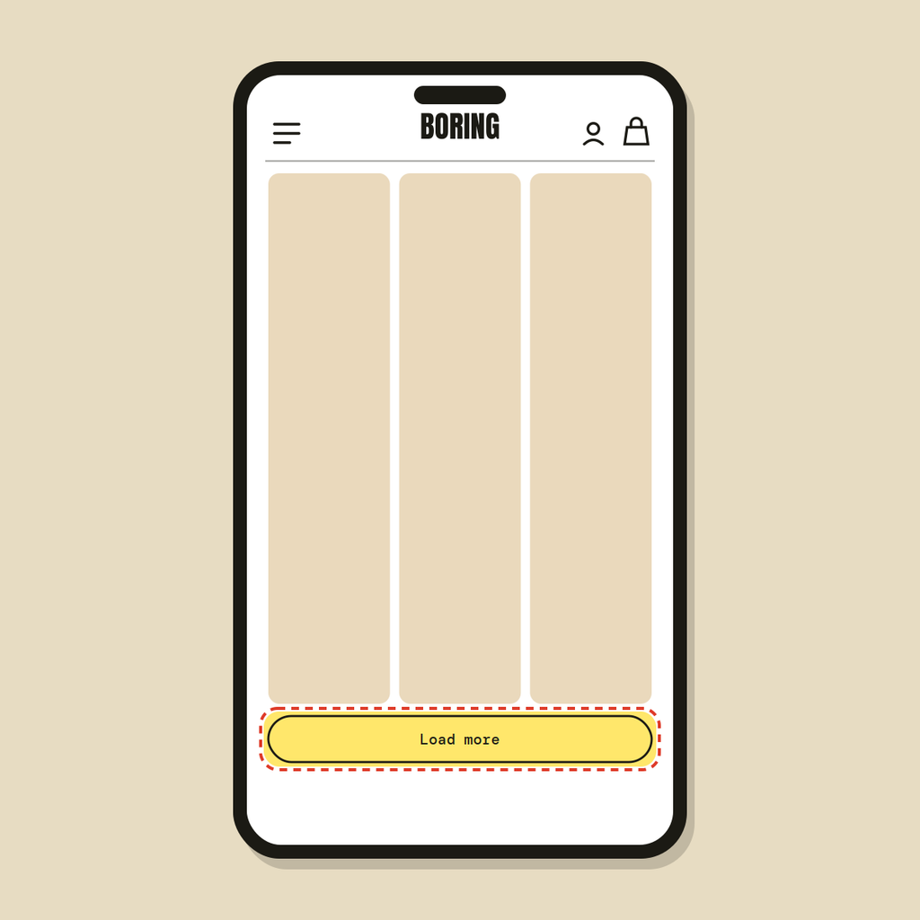 Load-more button — Shopify Task