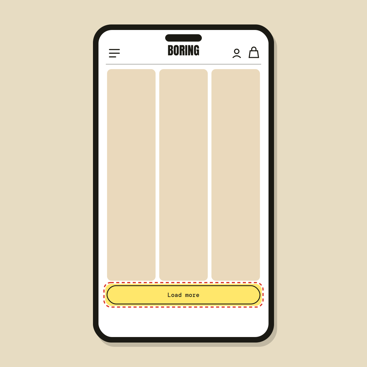 Load-more button — Shopify Task