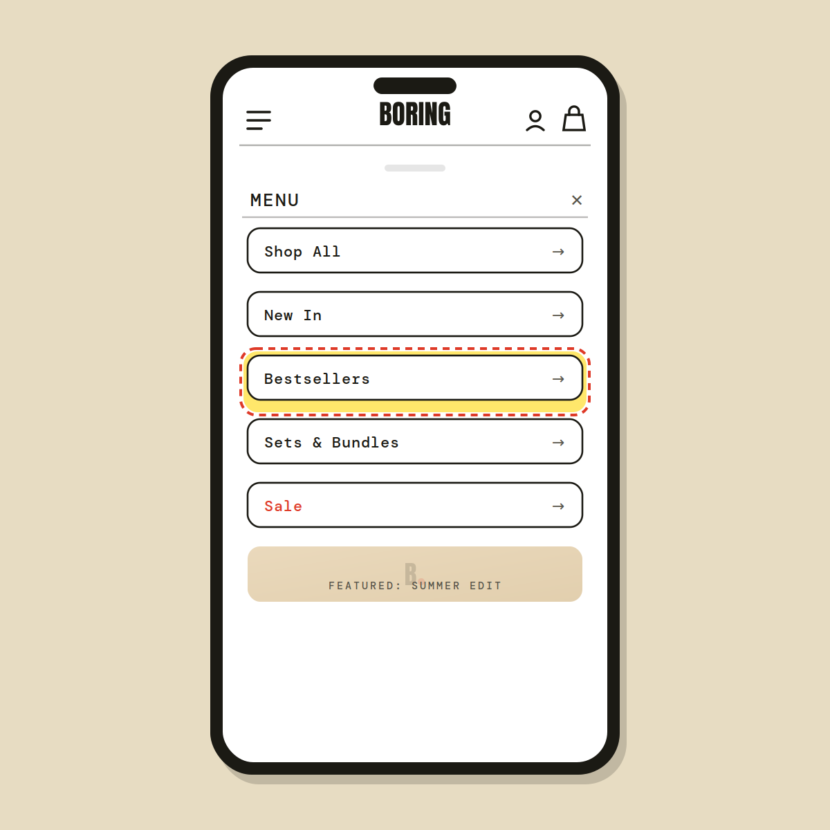Mega menu build — Shopify Task