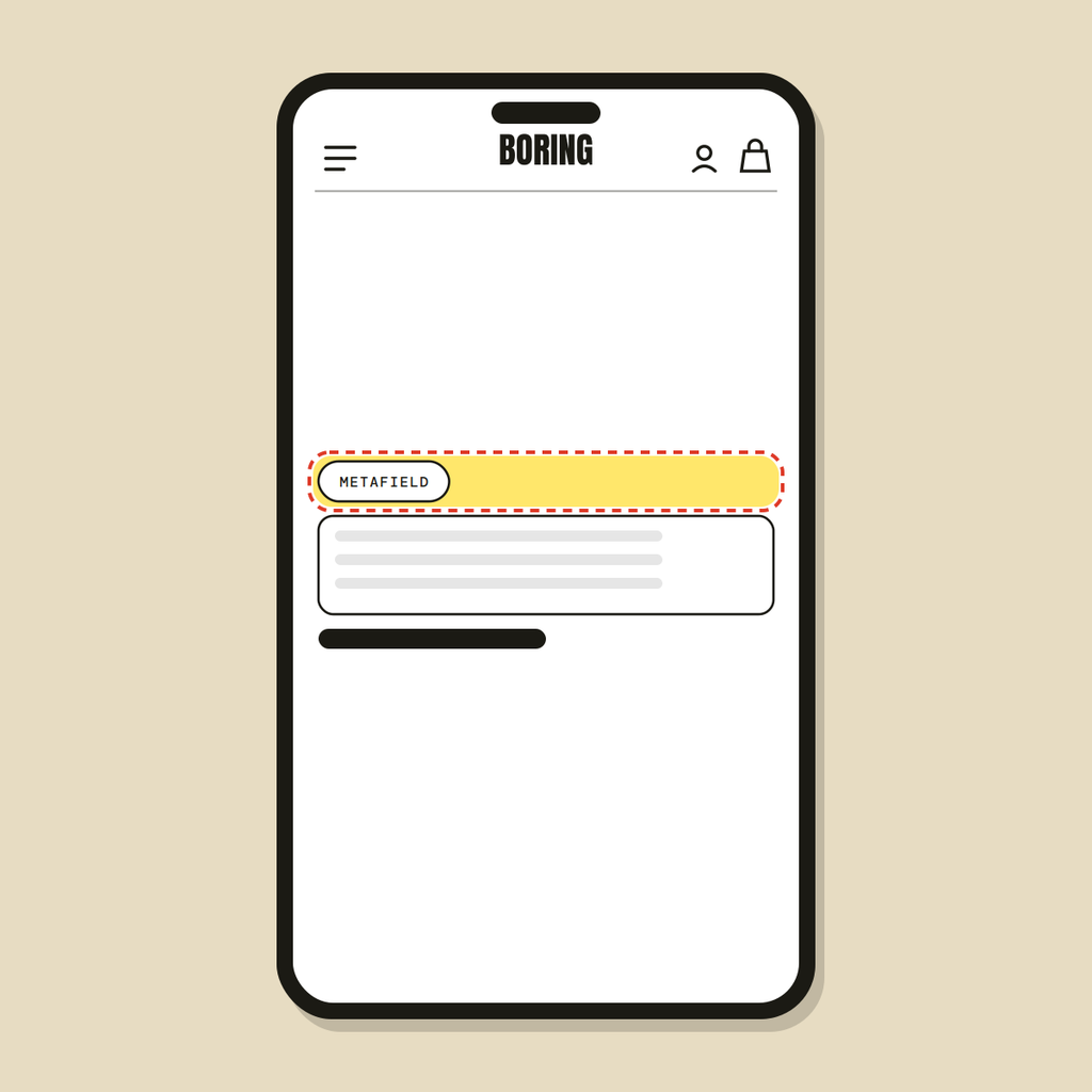 Metafield content block — Shopify Task