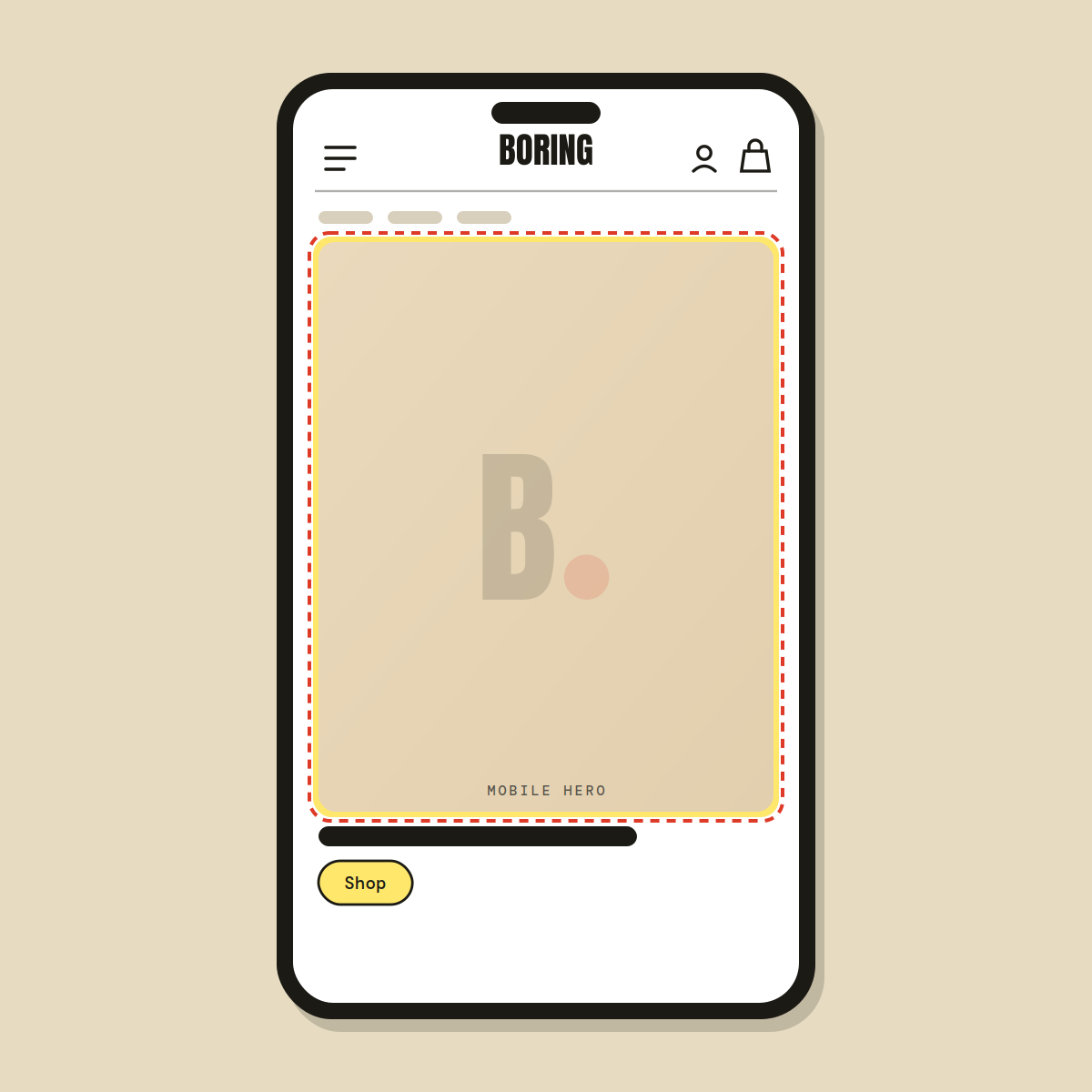 Mobile homepage layout fix — Shopify Task