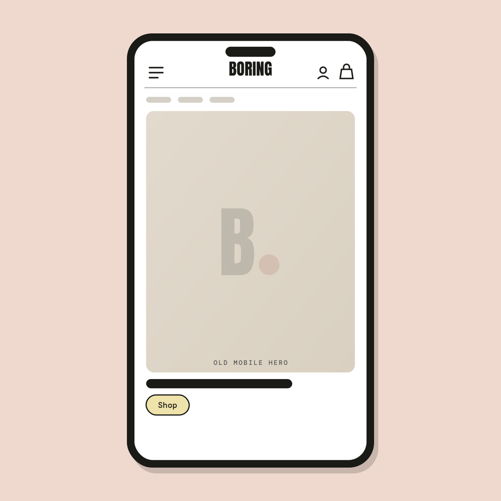 Mobile homepage layout fix — Shopify Task