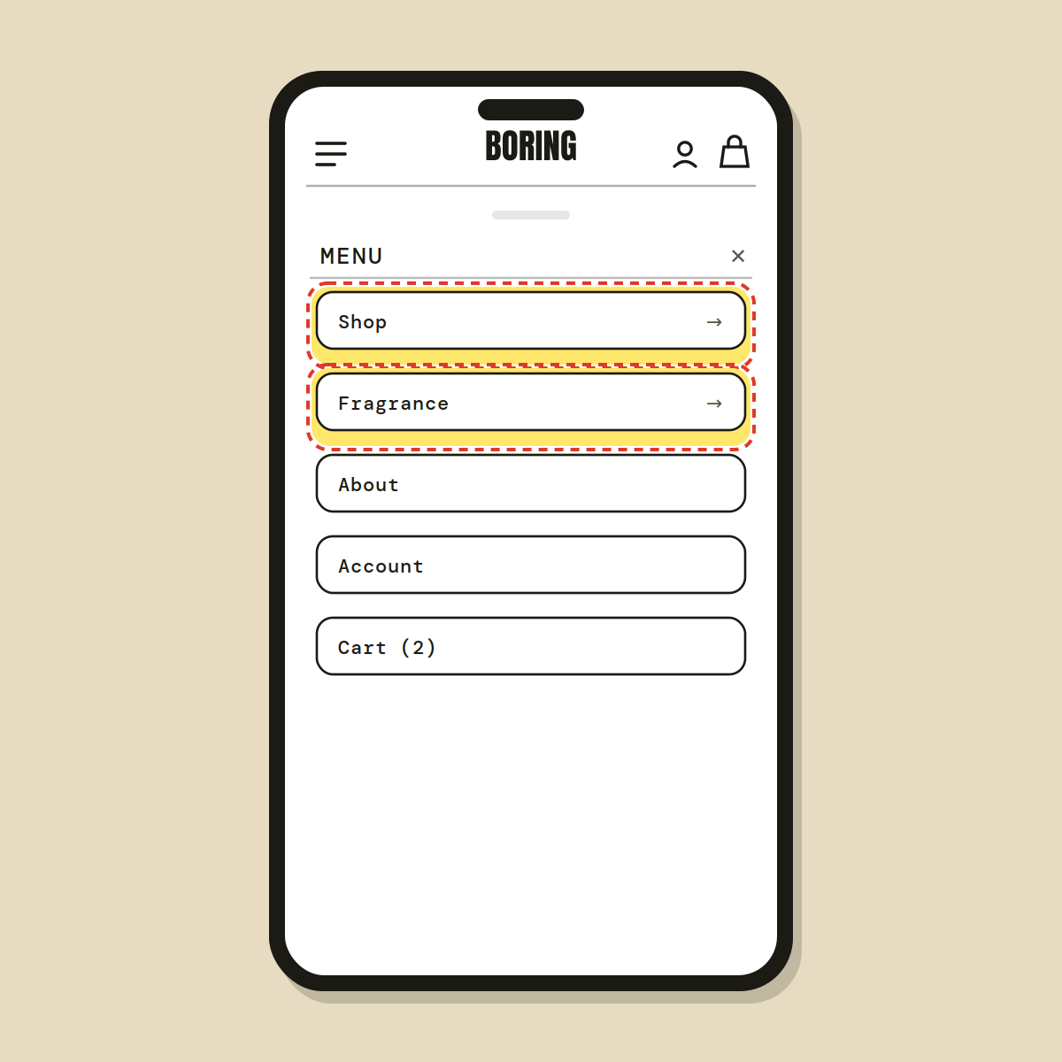 Mobile menu fix — Shopify Task