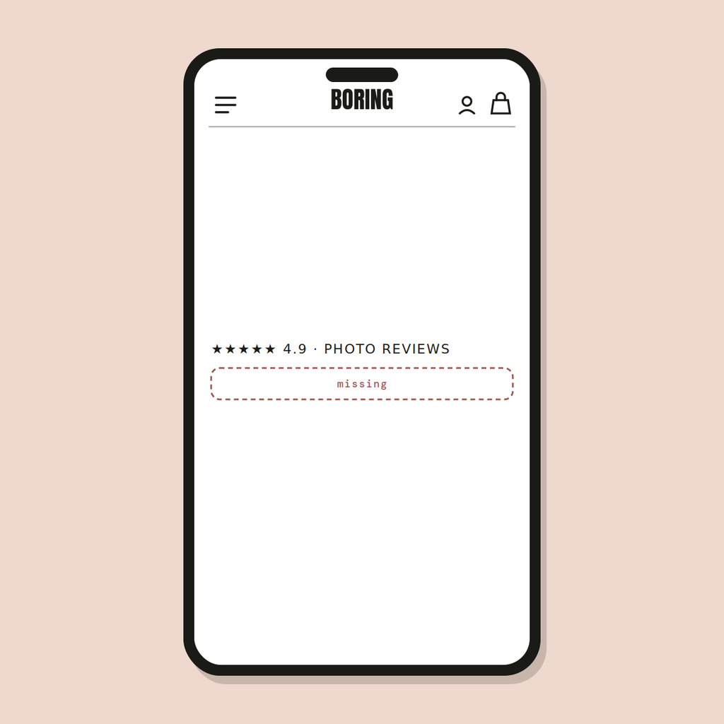 Photo reviews layout — Shopify Task