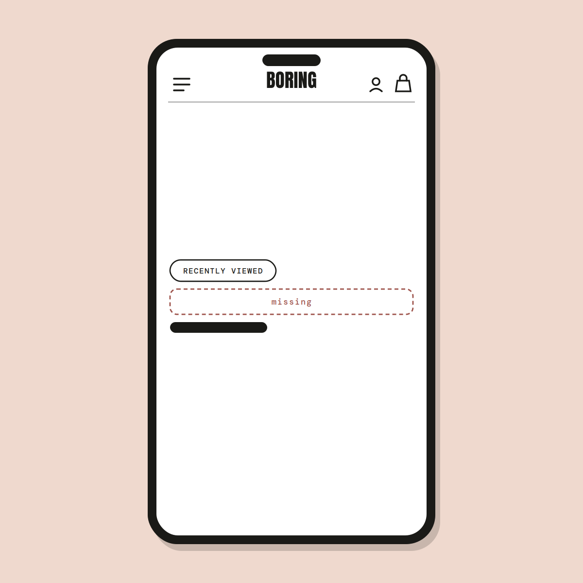 Recently viewed row — Shopify Task