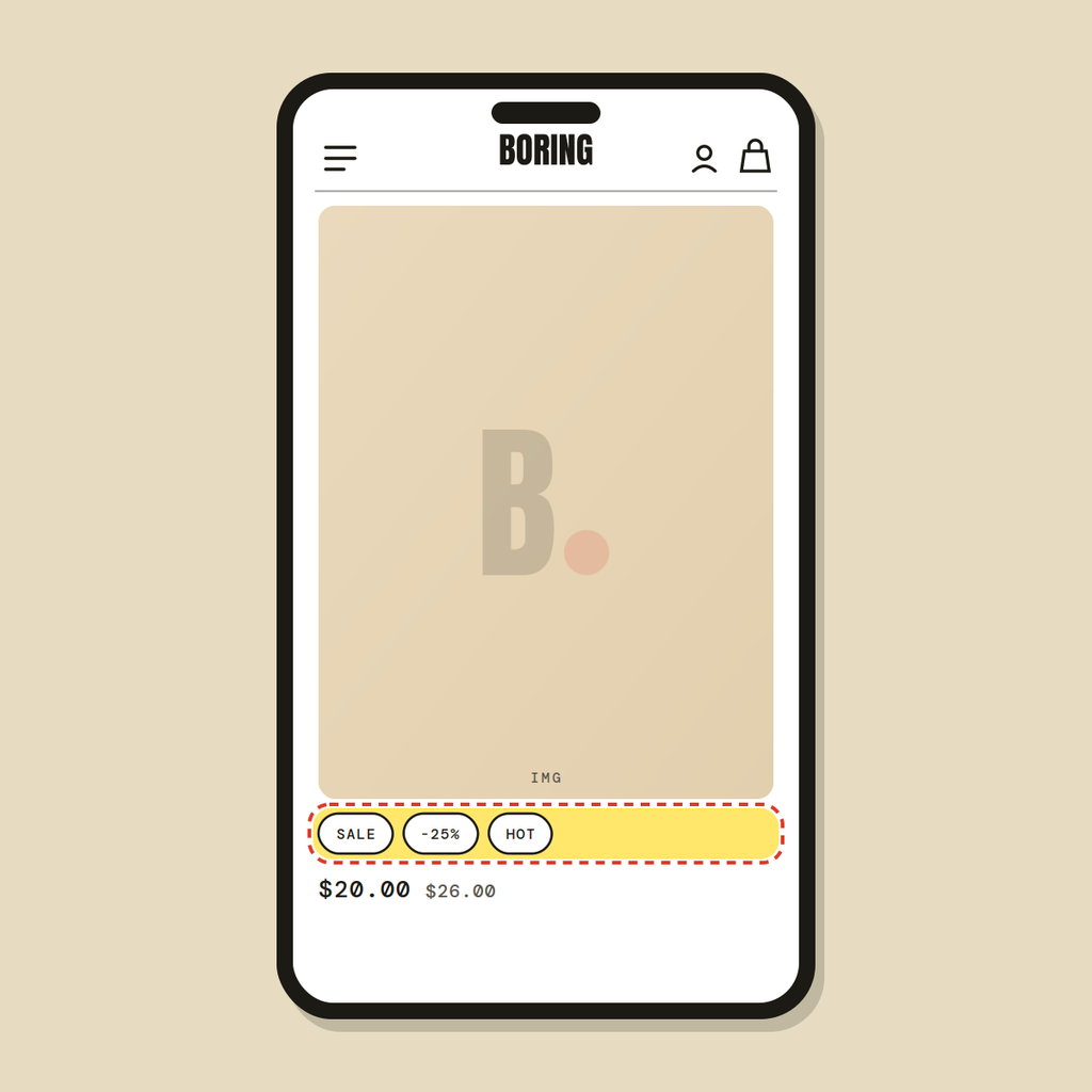 Sale badges & promo banners — Shopify Task