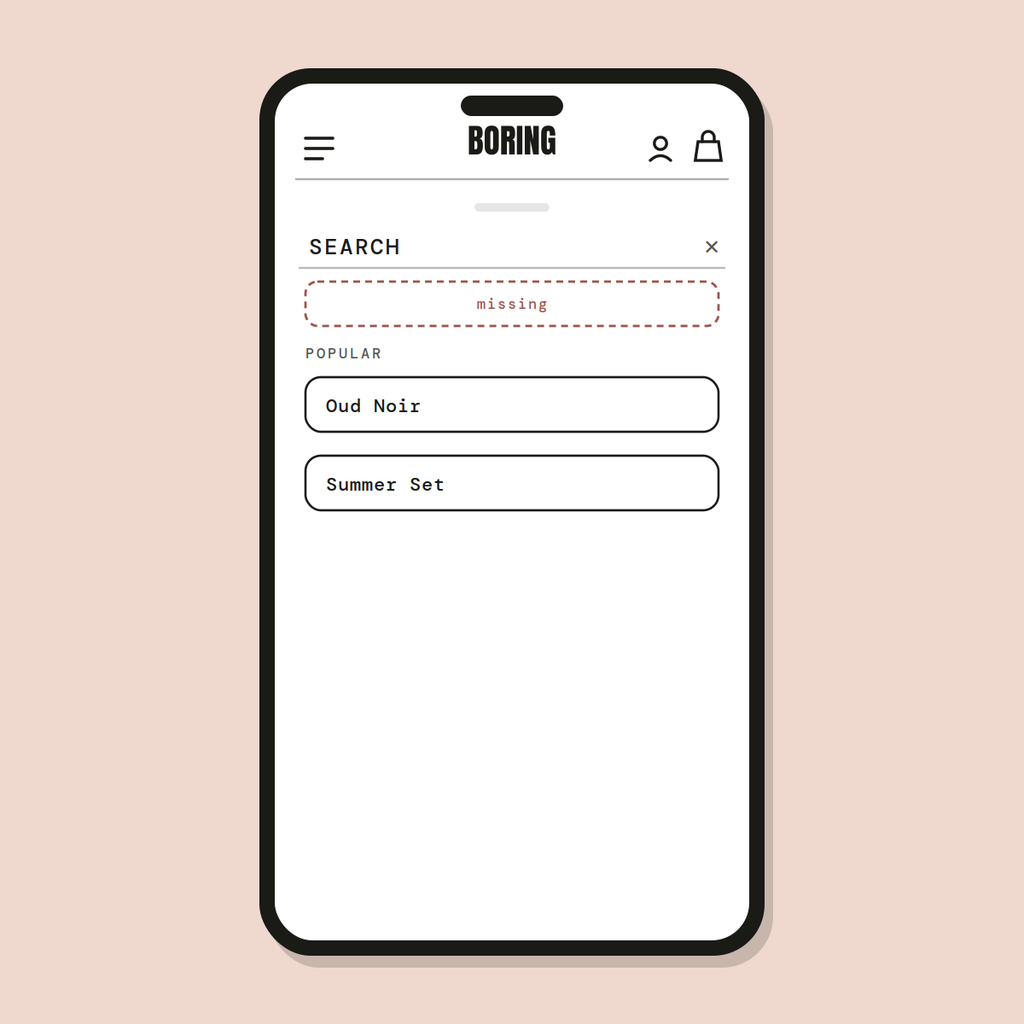 Search styling — Shopify Task
