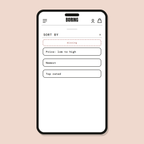 Sort options configuration — Shopify Task