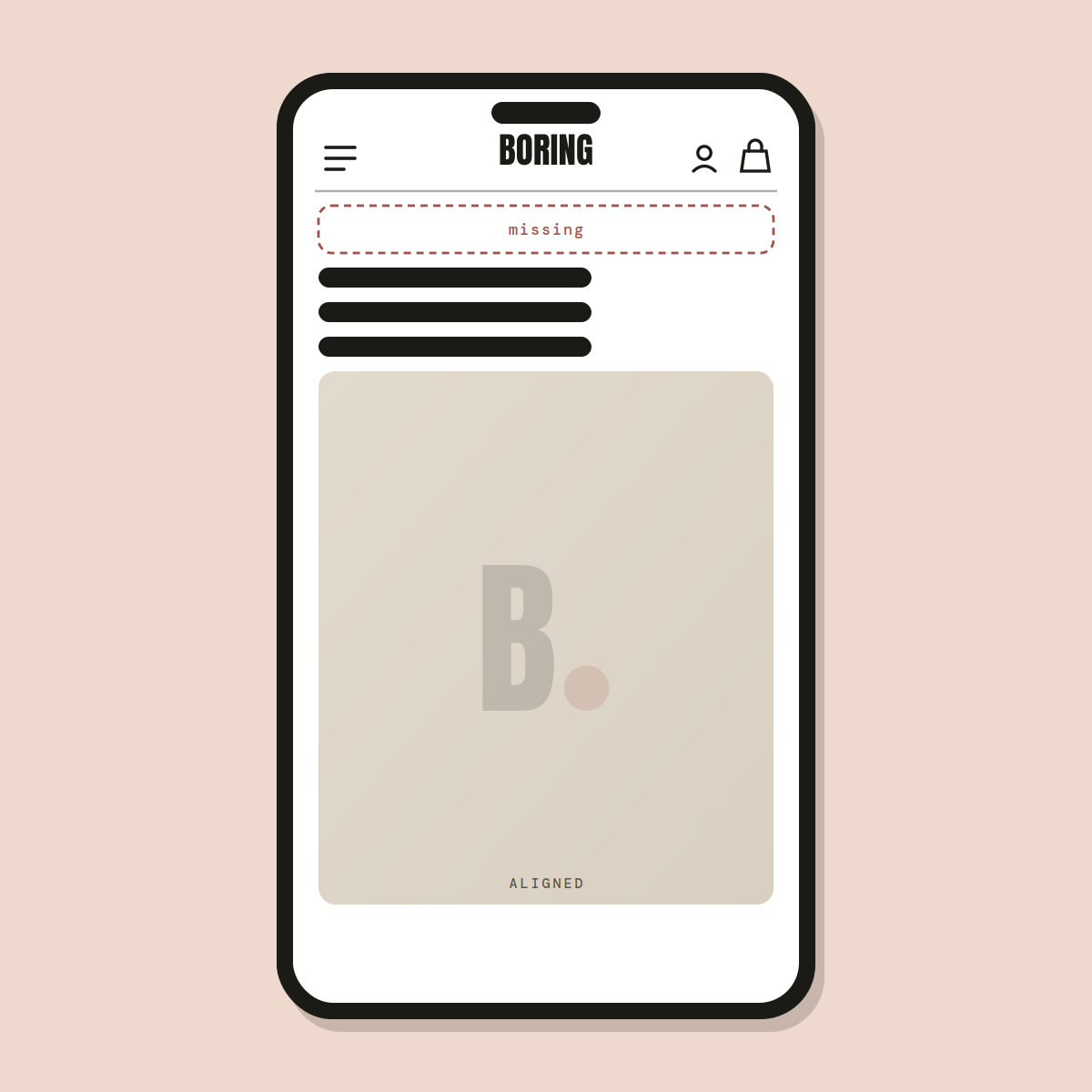 Spacing & alignment cleanup — Shopify Task