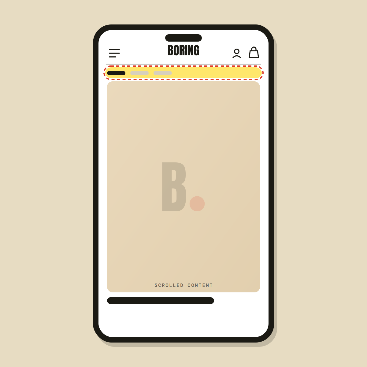 Sticky header — Shopify Task