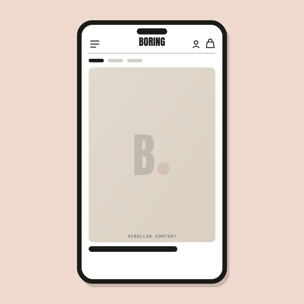 Sticky header — Shopify Task