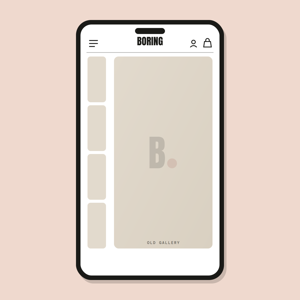 Thumbnail / gallery layout — Shopify Task
