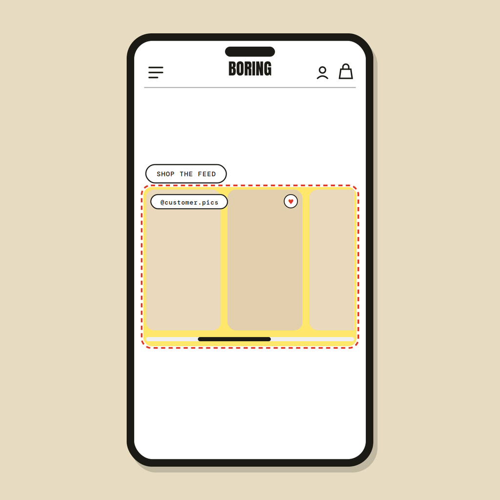 UGC / Instagram grid — Shopify Task