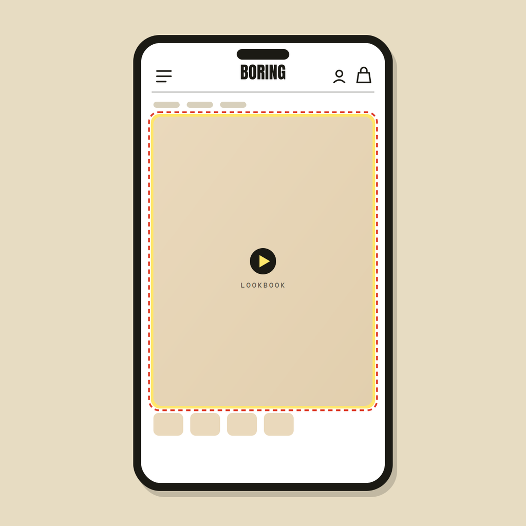 Video / lookbook section — Shopify Task